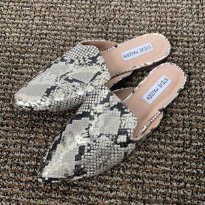 Steve Madden Animal Print Slide on Mules